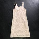 Aeropostale Aerie Bohemian Cottagecore Dress Women's Small Cream Lace Form Fitting New Photo 5