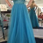 Cinderella Divine  Prom Dress Blue Photo 0