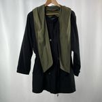Gallery Vintage  Hooded Jacket in‎ Black Green Size Small Photo 1