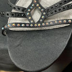 Adrianna Papell WO SIZE 10 BLACK 5”HEEL LEATHER HIGH HEEL SHOE ANKLE STRAPS Photo 10