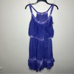 Free People  Aphrodite dress mosaic blue purple sundress‎ women’s size large Photo 1