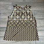 Black and White Boxy Sleeveless Tank Top Size L Photo 5