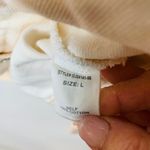 Dress Up Blush Pink Peach White Star Pattern Jean Jacket Sz Large Photo 6