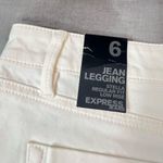 EXPRESS  Jeans NWT Ivory Five Pocket Stella Low Rise Jeggings Size 6 Photo 7