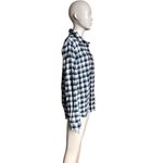 Carhartt Blue and White Plaid Long Sleeve Top Photo 2