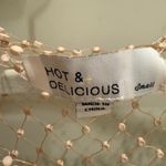 Hot & Delicious  Rhinestone Beaded Cover Up Dress Beach Party Rave Festival Photo 3