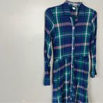 Old Navy Plaid Button-Down Midi Dress Photo 2