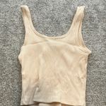 RSQ  women's Beige Ribbed Tank‎ Top size xl Photo 3