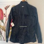 Reebok NEW  Nylon Windbreaker Running Jacket Full Zip Black Athleisure Outdoor Photo 2