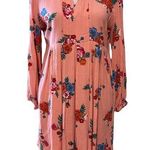 Matilda Jane  XS dress let’s go out pink floral v neck pockets not lined longslv Photo 0