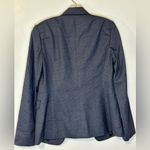 Elie Tahari  Single Button Wool Blend Blazer In Charcoal And Light Gray Plaid 4sz Photo 10