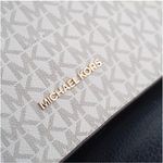 Michael Kors  Briley Small‎ Logo Messenger Shoulder Bag - Vanilla NWOT Photo 6