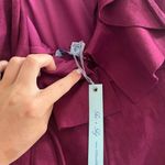 She & Sky  Burgundy Suede Romper NWT Photo 4