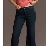 Anthropologie Pilcro Wharfside Jeans Women’s 32 Blue High Waist Wide Leg Cropped Photo 0