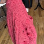 Nine & Co. Wool Nylon Angora Pink cardigan Sweater Photo 10