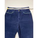 Jones Wear Sports Navy Blue Corduroy Pants Straight Leg Sz 10 Women Photo 4