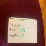 Maurice's  Pencil Skirt Large Burgundy Mini Stretch Fitted Classic Pull on Photo 2