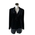 Nanette Lepore NWOT Nanette   Estelle Black Velvet All Over Stud Blazer Photo 4
