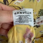 Faithfull the Brand Faithful The Brand Yellow Jeanette Floral Mini Dress Size Small Photo 7