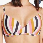 Shade & Shore  Women’s Lightly Lined Pique Textured Front Wrap Bikini Top Photo 0