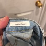 frame denim FRAME Le High Flare Jeans Women's Light Wash Raw Hem‎ Cropped Denim 32 Photo 6