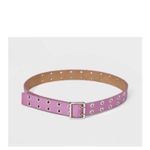 Wild Fable Women's Double Daisy Floral Grommet Belt- ' Purple Size M Photo 1