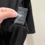 Urban Outfitters  Black Terry Cloth Sheer Ruffle Hem 3/4 Sleeve Blouse Size Small Photo 5