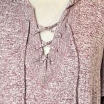 Chance or Fate Oversized Hoodie Comfy Heather Plum Pullover  Long Tunic Womens XS Photo 8