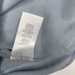 T Tahari Tahari Slate Blue Balloonsleeve Tie Mock Neck Chiffon Blouse Occasion Sz Medium Photo 10