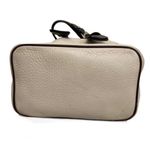 Dooney & Bourke Vintage  Leather Drawstring Bucket Bag in Bone color Brown Trim a Photo 5