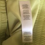 Chico's Chico’s Zenergy Golf Vest Size 2/L Lime Green Vented Mesh Zip Pockets Full Zip Photo 6