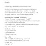 Urban Outfitters UO Remnants Ribbed Knit Cut-Out Dress Photo 10