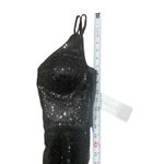 Azazie  STELLAR Mermaid Sequin Floor-Length Dress Black Size A2 NWT Prom‎ Formal Photo 10