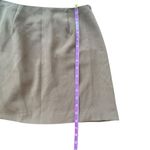 Abercrombie & Fitch  Chocolate Brown Menswear Inspired Mini Skirt Asymmetrical Sm Photo 2