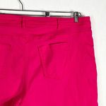 Woman Within  Plus Size 26W Shorts Hot Pink Pockets 11 Inch Cuffed Stretch 1155‎ Photo 8