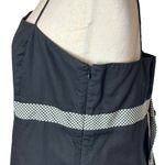 Ann Taylor  Dress Women 14 Petite Black Gingham Belt Square Neck Mini Preppy Boho Photo 8