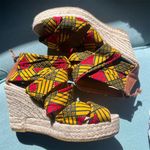 Bettye Muller  Women's Espadrille Wedge Sandals Multicolor Size 7.5 Photo 0