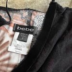 Bebe Black Lace Overlay Midi Dress Photo 2