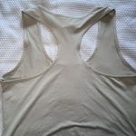 Zyia Active Beige Size Large Racerback Knot Tank Top Womens Lightweight Athletic Tan Photo 3
