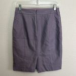 JCrew Factory Pencil Skirt Double Serge Cotton Purple Size 2 Photo 5