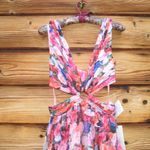 Mac Duggal 68076 Ruffle Floral Cut Out Dress Photo 9