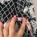 Vintage SWEELO sequins pearl silk maxi dress formal pageant‎ SIZE MEDIUM Black Photo 7