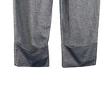 ZARA Washed Out Blue Lounge Cotton Blend Cuffed Trim Pants Women Sz XS Photo 9