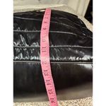 Steve Madden Black Metallic Puffer Weekender Duffel Bag Unisex Travel Photo 8