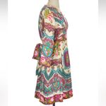 AQUA  100% Silk V-Neck Dress Photo 2