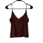 Hollister  Lace-Up Maroon Fully lined Camisole Photo 5
