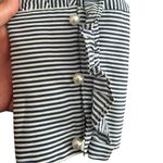Strut & Bolt Elegant Striped Ruffle Blouse Photo 4