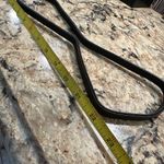 OTG 24/7 Crossbody Purse Wristlet Call Phone Bag Black White Stripe Geo New Photo 9