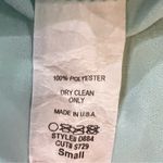 Bluetique  mint green long crotched lace flare sleeves shift dress size small Photo 6