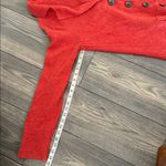 Free People  orange wool cardigan jacket coat oversized knit trench Photo 12